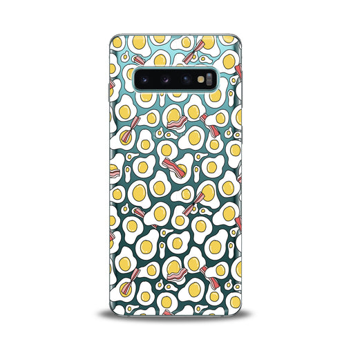 Lex Altern Scrambled Eggs Pattern Samsung Galaxy Case