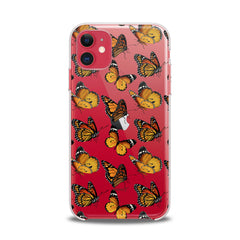 Lex Altern TPU Silicone iPhone Case Yellow Butterflies