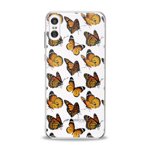 Lex Altern Yellow Butterflies Motorola Case