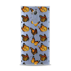 Lex Altern TPU Silicone Sony Xperia Case Yellow Butterflies