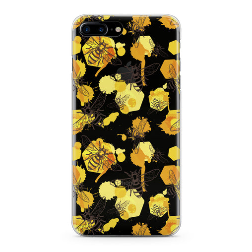 Lex Altern Watercolor Yellow Bee Phone Case for your iPhone & Android phone.