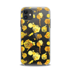 Lex Altern TPU Silicone iPhone Case Watercolor Yellow Bee