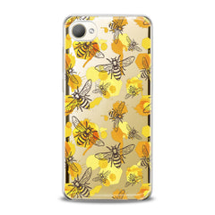Lex Altern TPU Silicone HTC Case Watercolor Yellow Bee