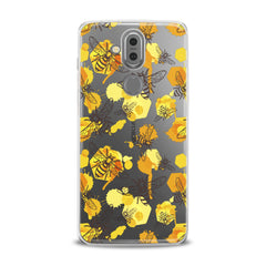 Lex Altern TPU Silicone Phone Case Watercolor Yellow Bee