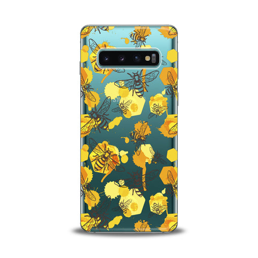 Lex Altern Watercolor Yellow Bee Samsung Galaxy Case