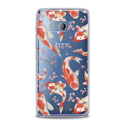 Lex Altern Orange Koi Fishes HTC Case