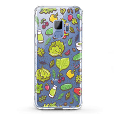 Lex Altern TPU Silicone Samsung Galaxy Case Veggie Bright Pattern