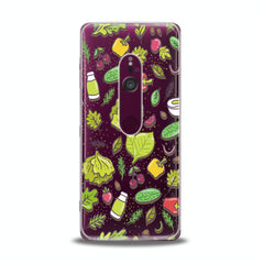 Lex Altern TPU Silicone Sony Xperia Case Veggie Bright Pattern