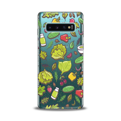 Lex Altern Veggie Bright Pattern Samsung Galaxy Case