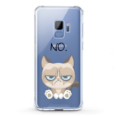 Lex Altern TPU Silicone Samsung Galaxy Case Grumpy Feline