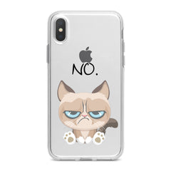 Lex Altern Grumpy Feline Phone Case for your iPhone & Android phone.