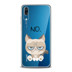 Lex Altern TPU Silicone Huawei Honor Case Grumpy Feline