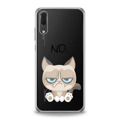 Lex Altern TPU Silicone Huawei Honor Case Grumpy Feline