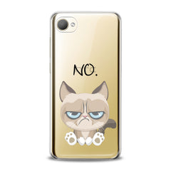 Lex Altern TPU Silicone HTC Case Grumpy Feline