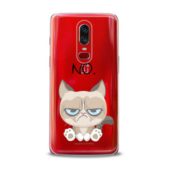 Lex Altern TPU Silicone OnePlus Case Grumpy Feline