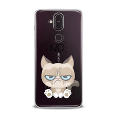 Lex Altern TPU Silicone Nokia Case Grumpy Feline