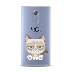 Lex Altern TPU Silicone Sony Xperia Case Grumpy Feline