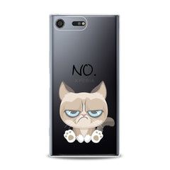 Lex Altern TPU Silicone Sony Xperia Case Grumpy Feline