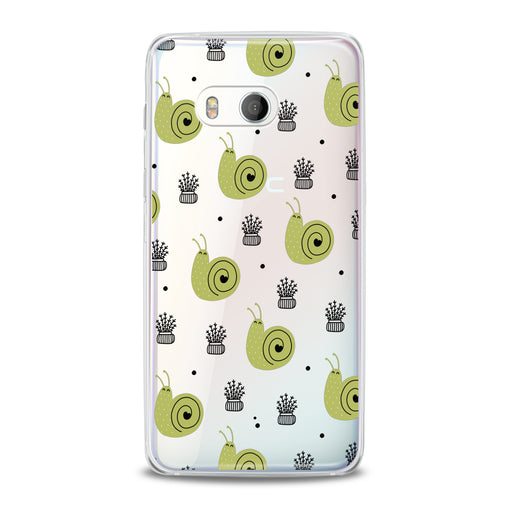 Lex Altern Green Snail Pattern HTC Case