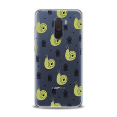 Lex Altern TPU Silicone Xiaomi Redmi Mi Case Green Snail Pattern