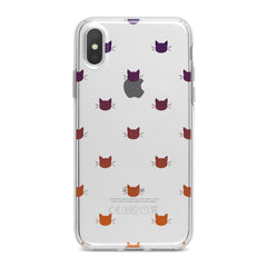 Lex Altern Feline Faces Pattern Phone Case for your iPhone & Android phone.