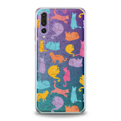 Lex Altern TPU Silicone Huawei Honor Case Bright Drawing Cats