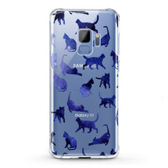 Lex Altern TPU Silicone Phone Case Blue Watercolor Cats