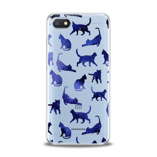 Lex Altern Blue Watercolor Cats Xiaomi Redmi Mi Case