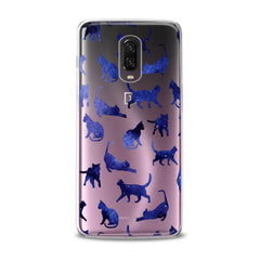 Lex Altern TPU Silicone OnePlus Case Blue Watercolor Cats