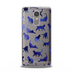 Lex Altern TPU Silicone Lenovo Case Blue Watercolor Cats