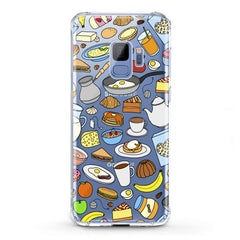 Lex Altern TPU Silicone Samsung Galaxy Case Chef Food Pattern