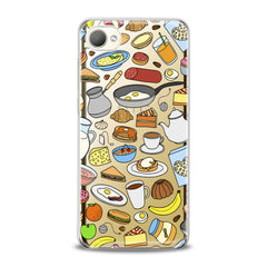 Lex Altern TPU Silicone HTC Case Chef Food Pattern