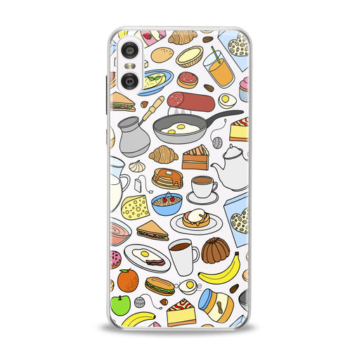 Lex Altern Chef Food Pattern Motorola Case