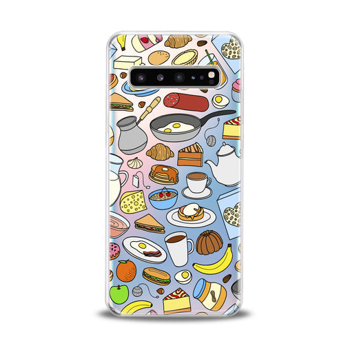 Lex Altern Chef Food Pattern Samsung Galaxy Case