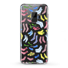 Lex Altern TPU Silicone Samsung Galaxy Case Colored Socks Pattern