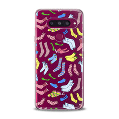 Lex Altern TPU Silicone Phone Case Colored Socks Pattern