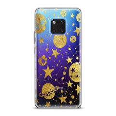 Lex Altern TPU Silicone Huawei Honor Case Golden Space Art