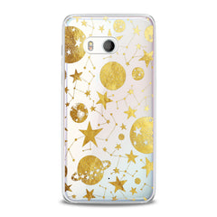 Lex Altern TPU Silicone HTC Case Golden Space Art