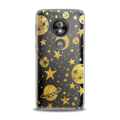 Lex Altern Golden Space Art Motorola Case