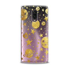 Lex Altern TPU Silicone Phone Case Golden Space Art