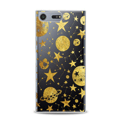 Lex Altern Golden Space Art Sony Xperia Case