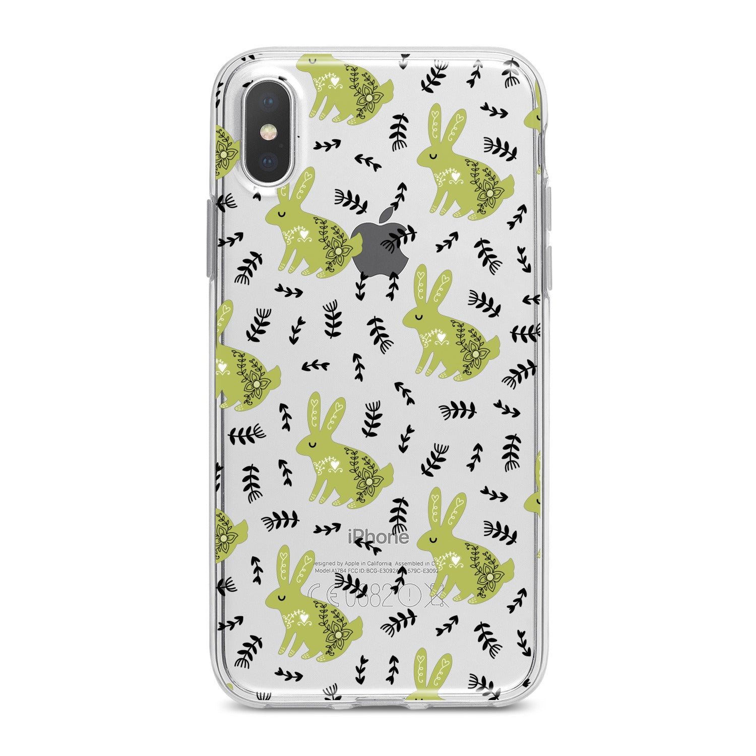 Lex Altern Green Bunnies Phone Case for your iPhone & Android phone.