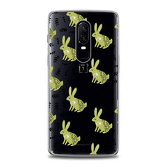 Lex Altern TPU Silicone OnePlus Case Green Bunnies