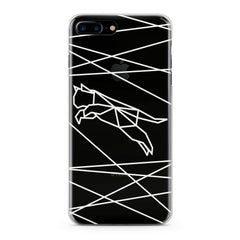 Lex Altern White Geometric Cat Phone Case for your iPhone & Android phone.