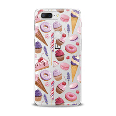 Lex Altern TPU Silicone OnePlus Case Lavender Cupcakes