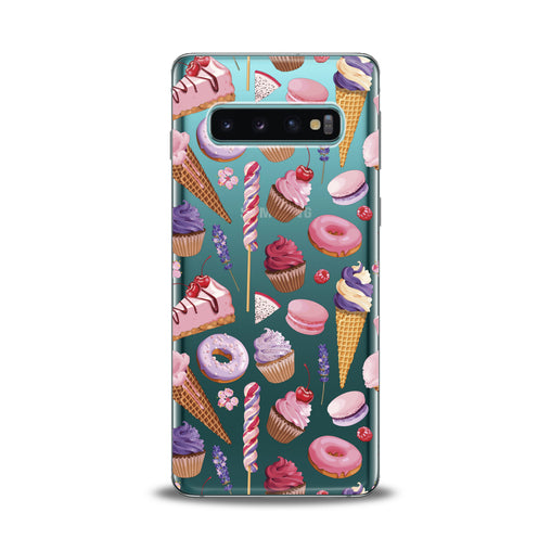 Lex Altern Lavender Cupcakes Samsung Galaxy Case