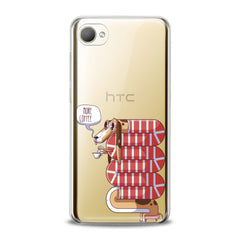 Lex Altern TPU Silicone HTC Case Sleepy Dachshund