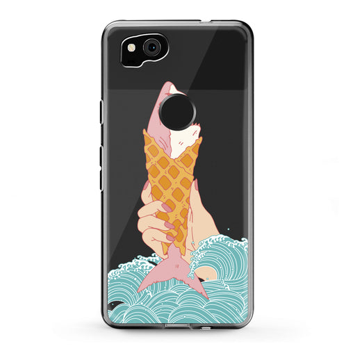 Lex Altern Google Pixel Case Shark Ice Cream