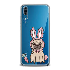 Lex Altern TPU Silicone Huawei Honor Case Pug Bunny Ears