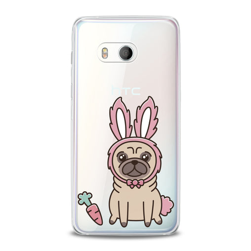 Lex Altern Pug Bunny Ears HTC Case